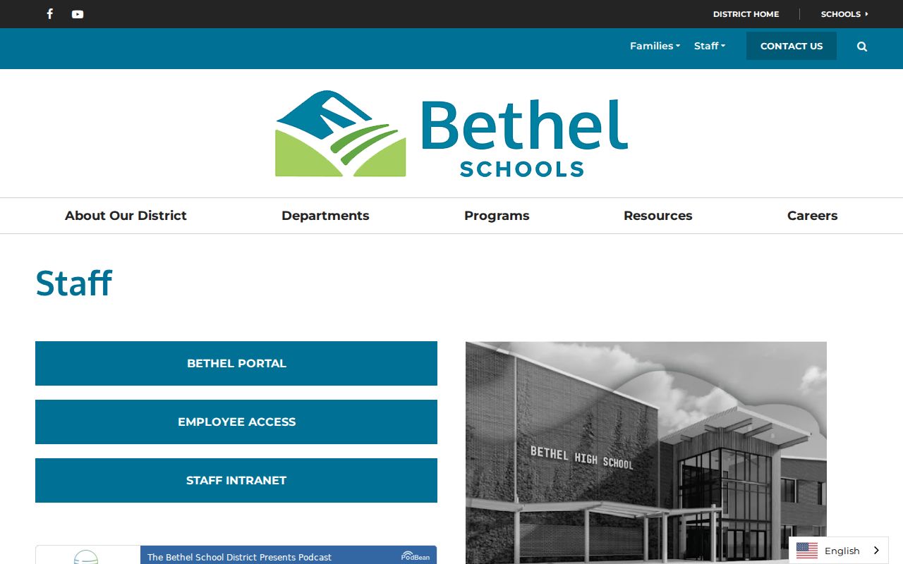 Frederickson people directories Bethel School District staff page